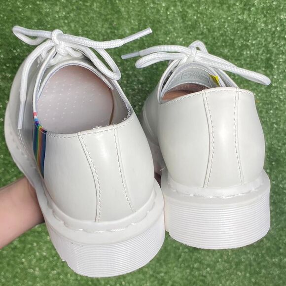 Doctor Martin Women's White Oxfords - Picture 6 of 6